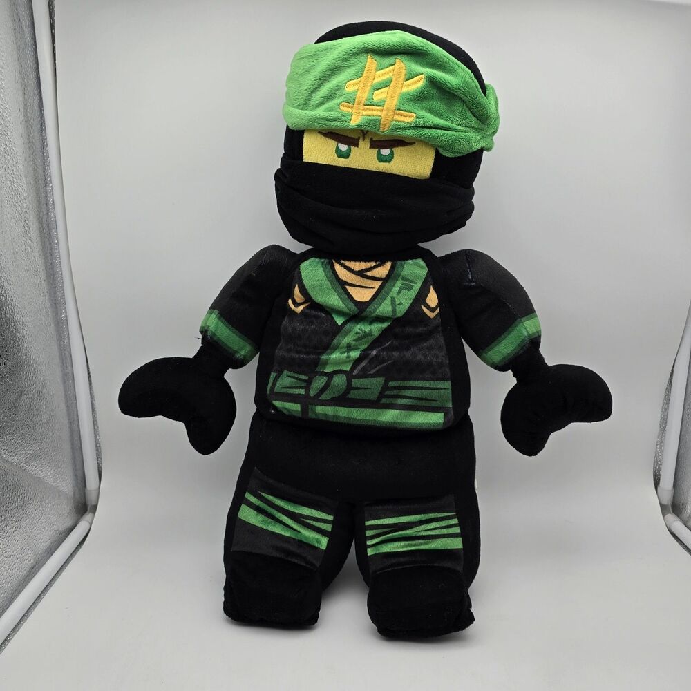 Lego Ninjago Movie Green Ninja Lloyd Plush Buddy Bed Pillow Pal Stuffed Doll 20"